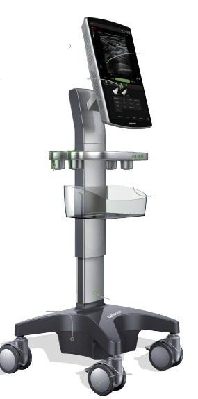 Scanner d'échographie haut de gamme pour les soins en point de service (Navi + Chariot + Sonde convexe + Sonde linéaire + Sonde transvaginale + Sonde cardiaque + Forfaits système)