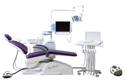 Tipo de carro separado de la unidad dental