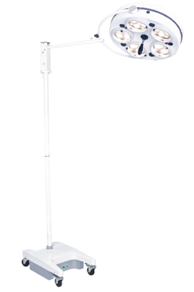 Mobile 5-hole LED surgical light (battery lasts 7 hours)
