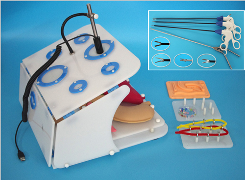 [CCL505] Square-large type, USB cable Camera Set Laparoscopic trainer  