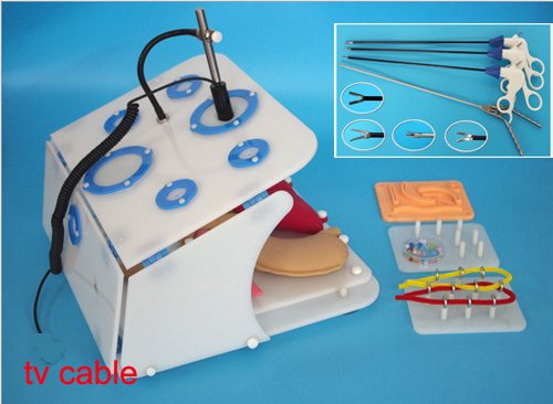 [CCL506] Square-large type, TV cable Camera Set Laparoscopic trainer  