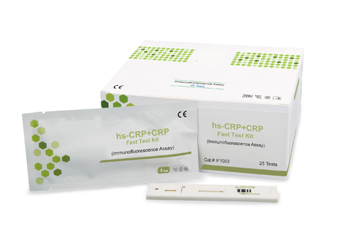 [CCLGP1100-hs-CRP+CRP] hs-CRP+CRP Fast Test Kit 25Tests/Box